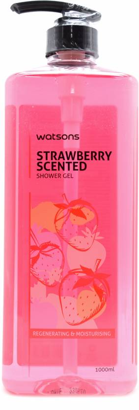 Watsons Strawberry Scented Shower Gel, (1000 ml)
